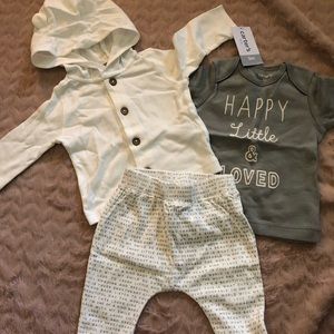 3 piece neutral  color set